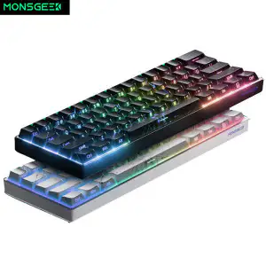 상품 이미지: MONSGEEK FUN60 PRO 마그네틱축 게이밍 기계식 키보드 유선8k 61키배열 RGB 4000mah RGB버전 현광마그네틱축