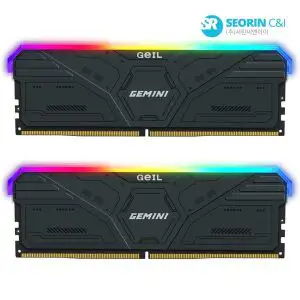 상품 이미지: 서린공식 게일 DDR5-6000 CL36 GEMINI RGB Gray 패키지 (32GB(16Gx2))