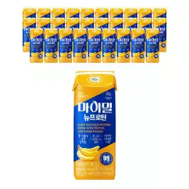 상품 이미지: 마이밀 마시는 뉴프로틴 로우슈가 바나나 190ml, 30개