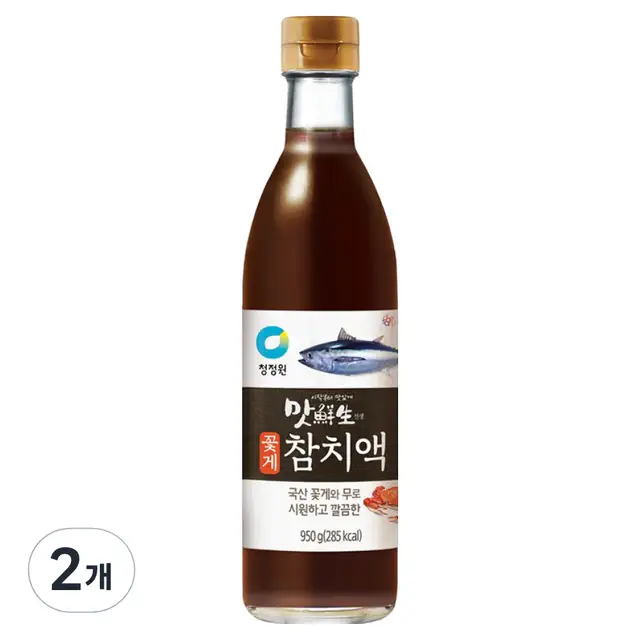 상품 이미지: 맛선생 꽃게 참치액, 950g, 2개