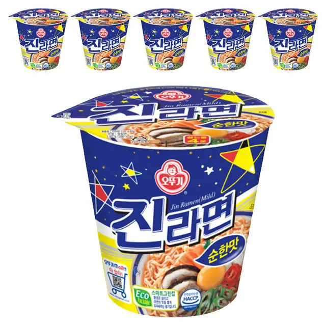상품 이미지: 오뚜기 진라면 순한맛 컵 65g, 6개