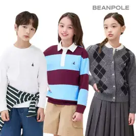 상품 이미지: [BEANPOLE KIDS] 빈폴키즈 26FW 신상 베스트 ~44% 패딩/점퍼/바람막이/티셔츠/맨투맨/셔츠/니트/가디건/팬츠/상하세트/원피스 외 7+10% 중복