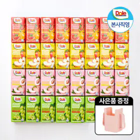 상품 이미지: Dole 과즙100% 파라다이스 주스 버라이어티팩 32입 (피치+블러드오렌지+머스캣+골든애플) / 4종 8팩씩