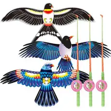 상품 이미지: 2+1 바니엘 낚시대 연날리기 3종세트 까치 독수리 제비, 3개