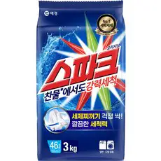 상품 이미지: 스파크 오리지널 분말세제 리필, 3kg, 1개