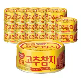 상품 이미지: 동원 고추참치, 85g, 18개