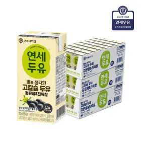 상품 이미지: 연세 뼈를 생각한 고칼슘 두유 진득찰 검은콩 180ml X 72팩