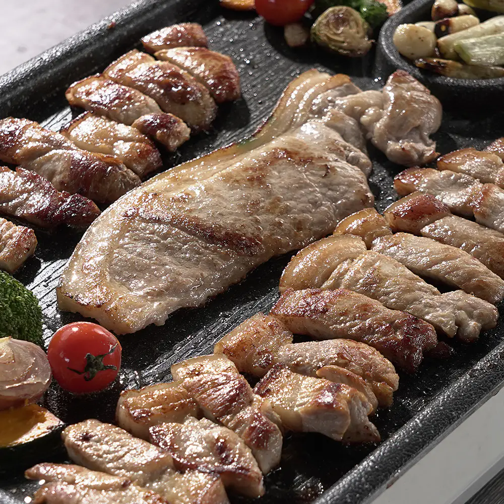 상품 이미지: 총1kg 냉장 제주흑돼지 구이살 250g x 4팩 N맴버십은무배