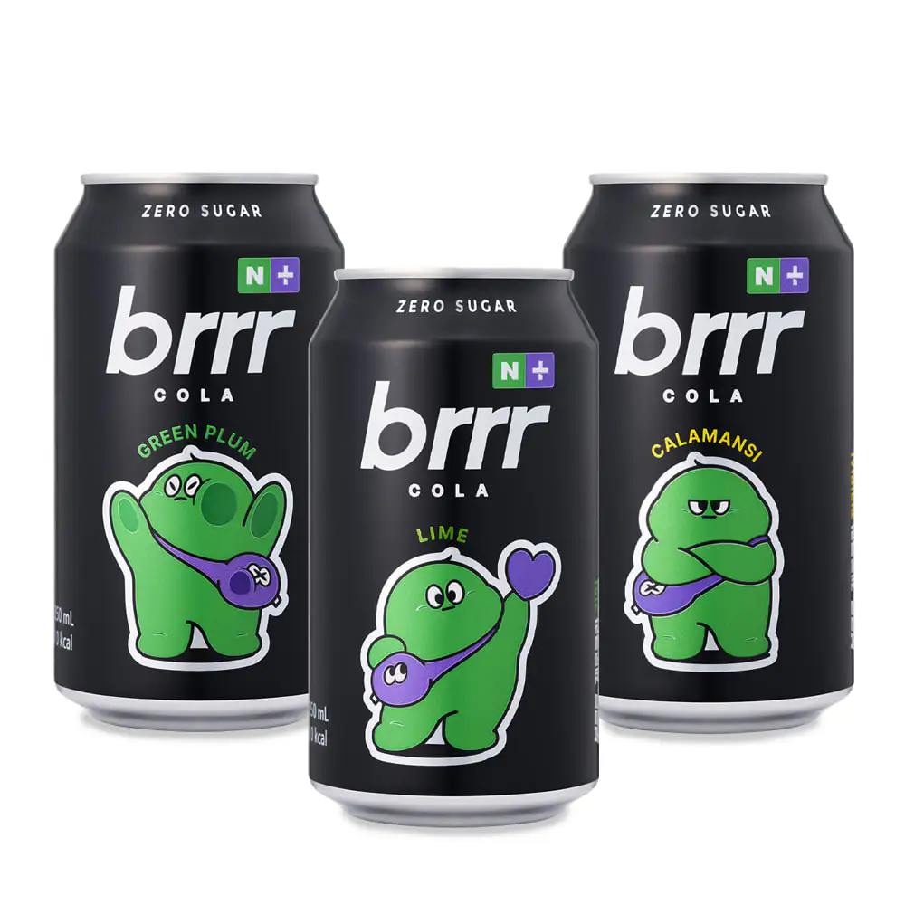 상품 이미지: (체험딜)부르르 제로콜라 매실 깔라만시 라임 350ml X 각 2캔 (총 6캔)