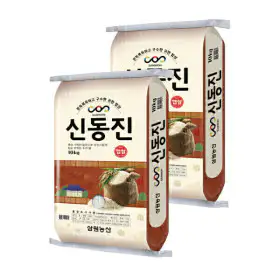 상품 이미지: 삼원농산 맛있는우리쌀 신동진쌀 20kg (10kg/2개) - 2025년 백미 햅쌀 / 상등급