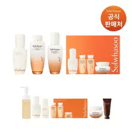 상품 이미지: [본사직영] 설화수 에센셜 퍼스트케어 세트+키트 4종+순행폼 50ml+윤조 15ml+탄력 15ml+옥용팩 35ml