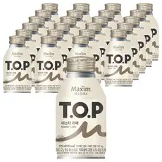 상품 이미지: 티오피 마스터 라떼 캔커피, 275ml, 24개