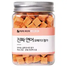 상품 이미지: 페페로니 강아지 진짜 오메가3 져키, 연어, 180g, 1개