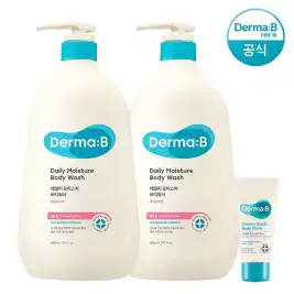 상품 이미지: [공식] 더마비 데일리 모이스처 (대용량) 바디워시 (프레쉬피치) 880ml x2개+튜브견본(랜덤)