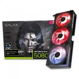 상품 이미지: 갤럭시 GALAX 지포스 RTX 5080 EX GAMER BLACK OC D7 16GB