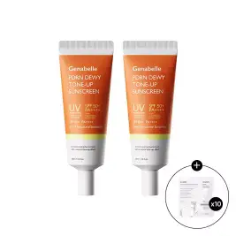 상품 이미지: PDRN 듀이 톤업 선스크린 40ml 2개 + 레이저 수딩 선스크린 1mlX10매