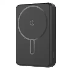 상품 이미지: 지오맥스 초슬림 맥세이프 마그네틱 유무선 보조배터리 10000mAh, 블랙, SQ-PB10