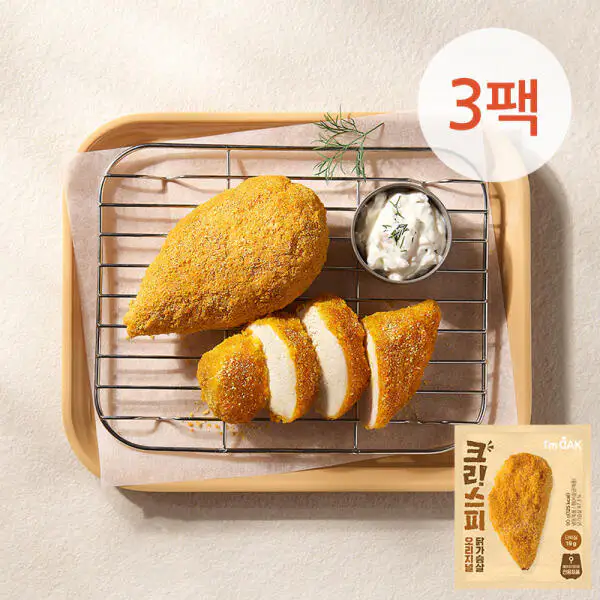 상품 이미지: [아임닭] 크리스피 바삭 닭가슴살 오리지널 90g 3팩
