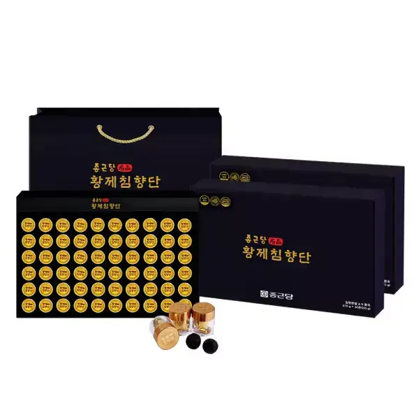 상품 이미지: 종근당 황제 녹용 침향환 침향단 60환 2세트 선물세트 쇼핑백포함