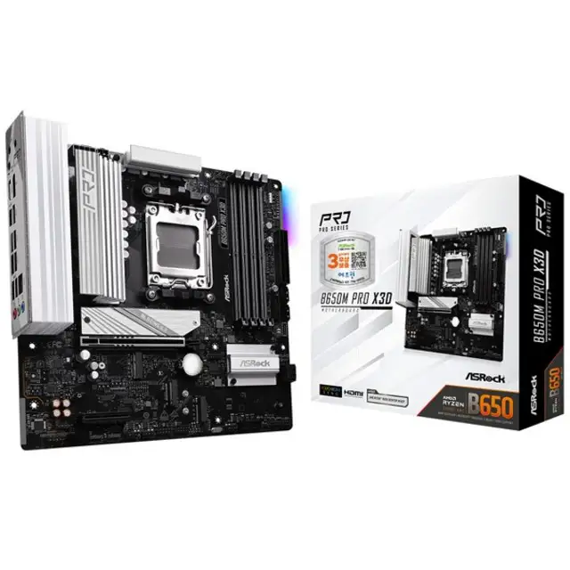 상품 이미지: ASRock 애즈락 B650M Pro X3D (PCIe 5.0지원) 메인보드 MOTHERBOARD 에즈윈