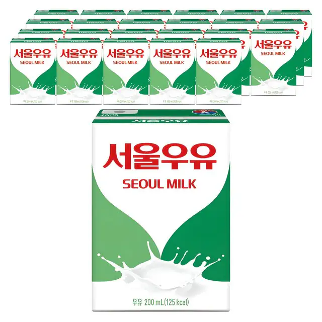 상품 이미지: 서울우유 멸균 흰우유, 200ml, 24개