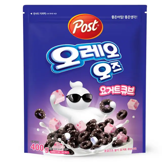 상품 이미지: 포스트 오레오오즈 요거트큐브 시리얼, 1개, 400g