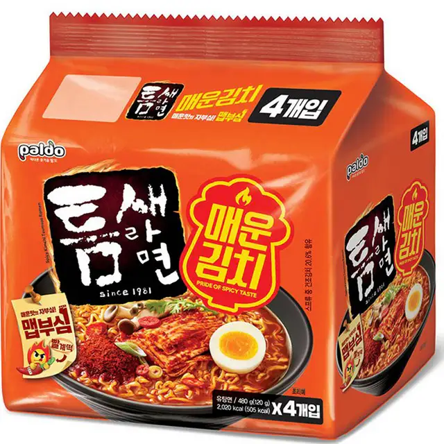 상품 이미지: 틈새라면 매운김치 120g