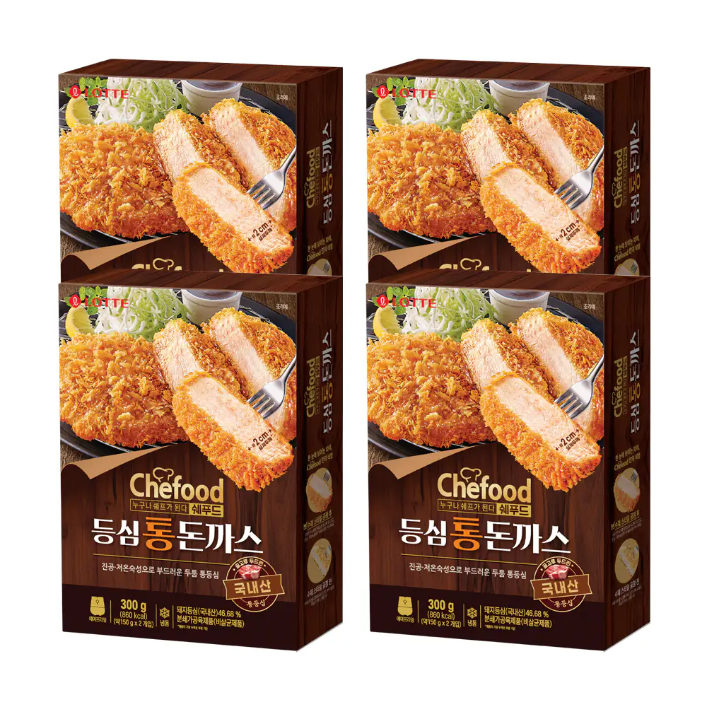 상품 이미지: 쉐푸드 등심통돈까스 300g, 4개