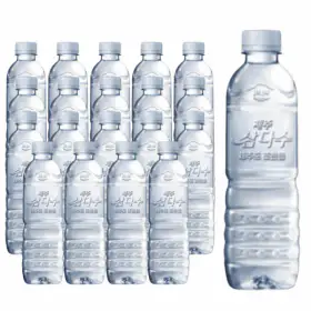 상품 이미지: 제주삼다수 그린 무라벨 500ml 40개 100% 무라벨