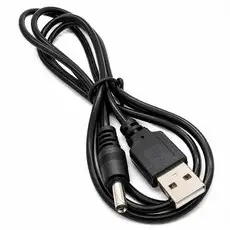 상품 이미지: 티놀지 USB to DC 전원 케이블 1M 외경3.5 내경1.35 USB 5V 전원선, 1개