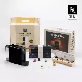 상품 이미지: 네스프레소 에센자미니 오리지널 스타터팩 화이트 / 40캡슐 포함