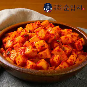 상품 이미지: 국내산 김치 이기순 명인의 순(順) 깍두기 1kg 전재료 100% 국산 당일제조