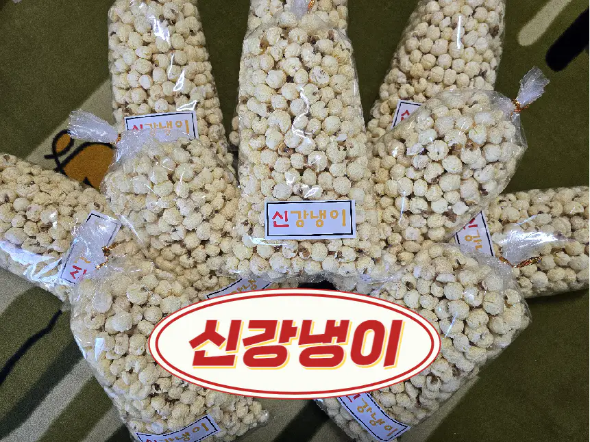 상품 이미지: 대용량 신강냉이뻥튀기 팝콘옥수수뻥튀기 150g, 10개