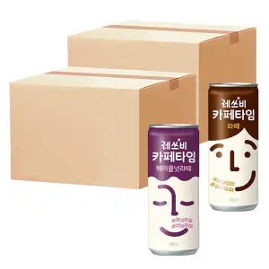 상품 이미지: 레쓰비 카페타임 헤이즐럿 240ml 30캔+카페타임 라떼 240ml 30캔