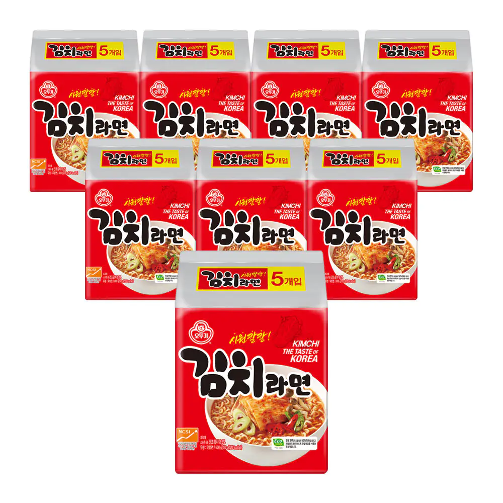상품 이미지: 오뚜기 김치라면 120g, 40개