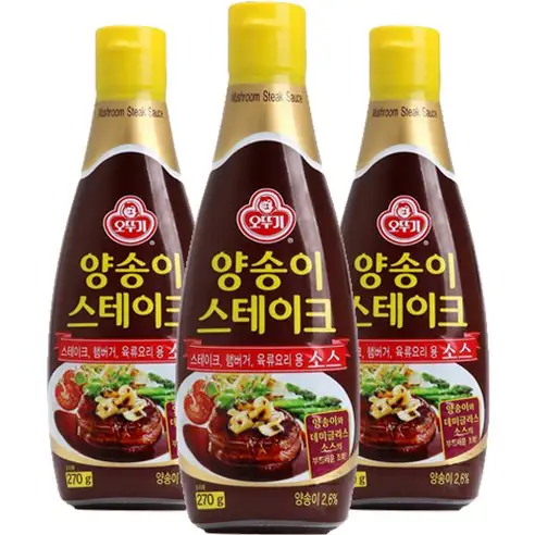 상품 이미지: 오뚜기 양송이 스테이크 소스, 270g, 3개