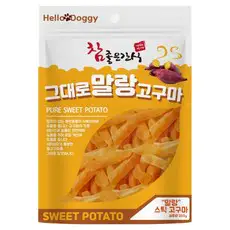 상품 이미지: 헬로도기 강아지 참좋은간식 그대로 말랑 고구마 스틱 간식, 250g, 1개