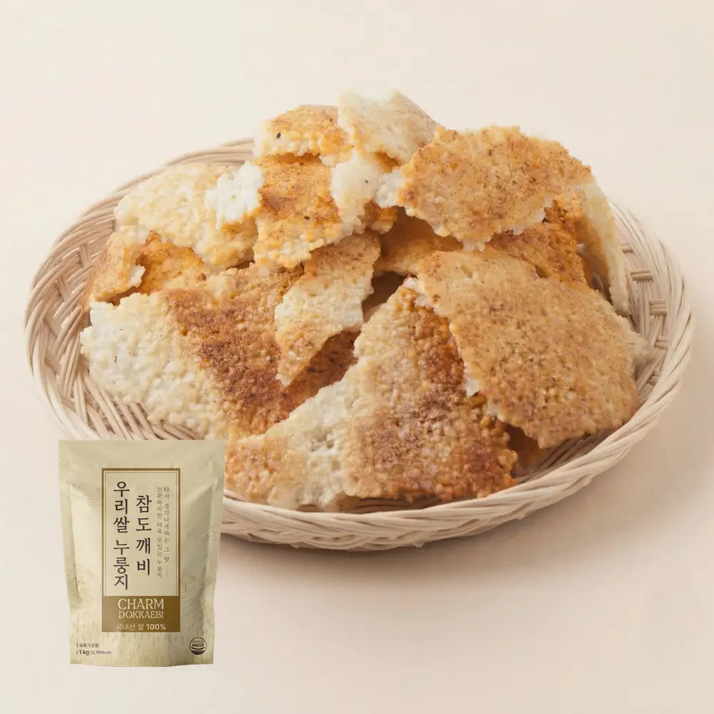 상품 이미지: 참도깨비 국내산 쌀 황동 누룽지 1kg 숭늉 식사대용 간식
