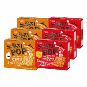 상품 이미지: 농심 누룽지팝 오리지널 3개 + 매콤한맛 3개