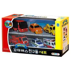 상품 이미지: 타요 스페셜 꼬마버스 친구들 자동차완구 6종 세트, 혼합색상, 1개