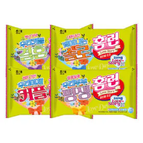 상품 이미지: (패키지랜덤발송)대용량 홈런볼 초코 커플패키지 128g 4개