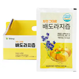 상품 이미지: (9/14일 하루특가) 자연그대로 배도라지즙 100ml x 90팩 / 선물용 패키지박스(30팩 x 3박스)