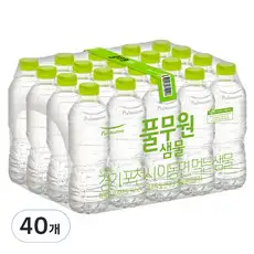 상품 이미지: 풀무원샘물 무라벨 생수, 500ml, 40개