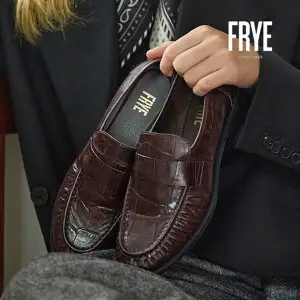 상품 이미지: 26FW 크로커다일 엠보스드 셔링 로퍼