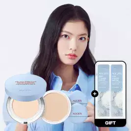 상품 이미지: [40%쿠폰+묶음7%추가+증정] 에이지투웨니스 벨벳 래스팅 파운데이션 팩트(본품+리필) +체험용파우더2개