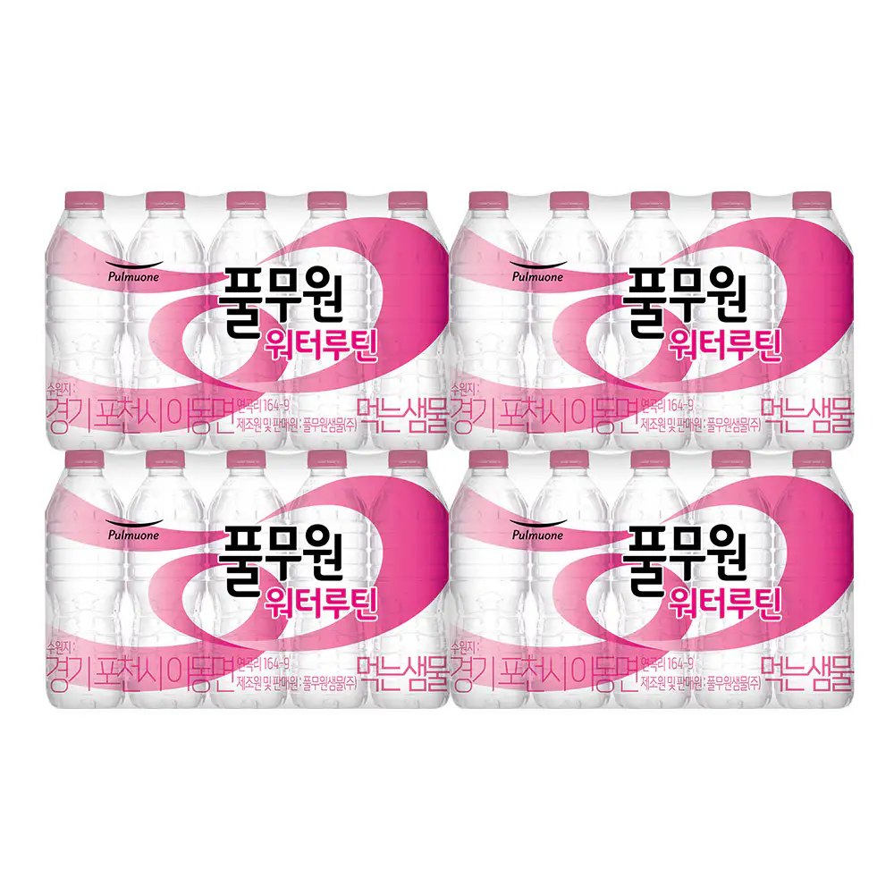 상품 이미지: 풀무원 워터루틴 생수 500ml, 80개