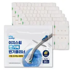 상품 이미지: 이지스윕 변기쏙 변기클리너 리필 36개입 레몬향, 1세트, 화이트