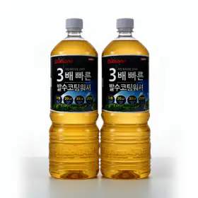 상품 이미지: 불스원 레인OK 3배빠른 발수코팅 프리미엄 에탄올 워셔액 1.8L 6개 +RainOK 유막제거제 1회용 25g 증정