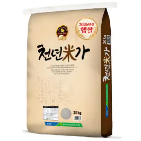 상품 이미지: 유가농협 쌀 20kg(천년미가) 상등급 2026년산 햅쌀