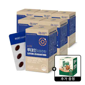 상품 이미지: 대상웰라이프 루테인 지아잔틴 30캡슐 X 6개 (6개월분) +당플랜 노스파이크 체험팩 240ml (2입)
